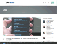 Tablet Screenshot of blog.datosde.com